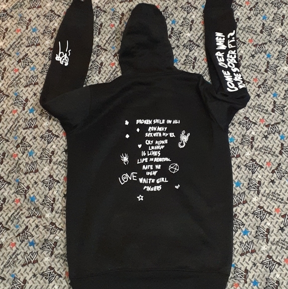 Lil Peep Hellboy Come Over When Youre Sober Pt 2 Hoodie Hooded Sweatshirt Rap - Picture 2 of 6